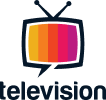 Icono de televisión para servicio de