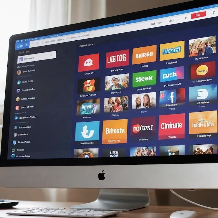 IPTV music player interface