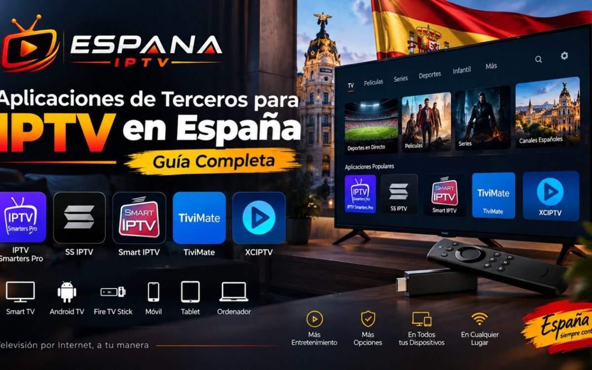 Mejores aplicaciones iptv de terceros en España