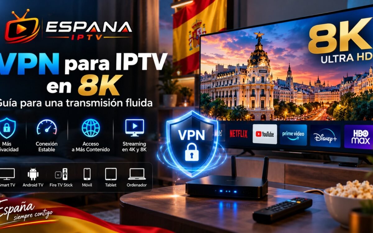 VPN para IPTV en 8K en Smart TV